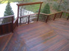 Ipe with white ipe rails
